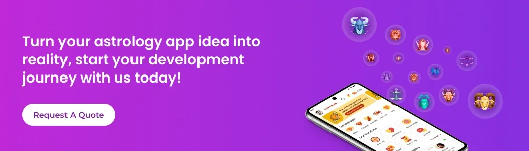 build an astrology app like Astra cta