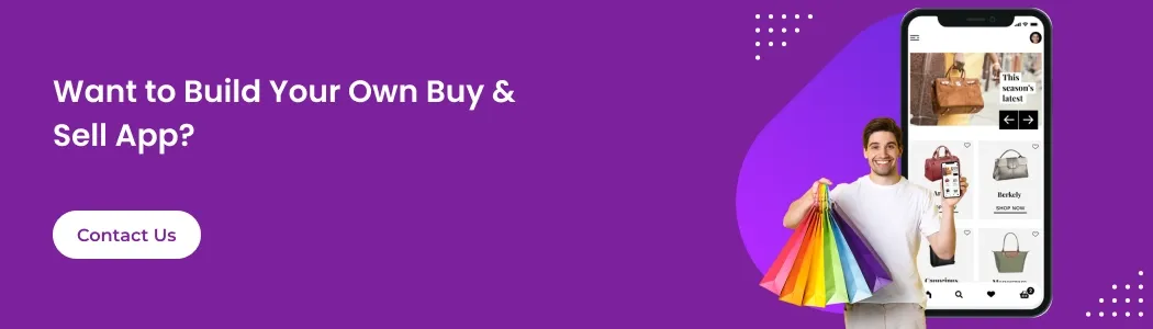 Buy and Sell App  cta