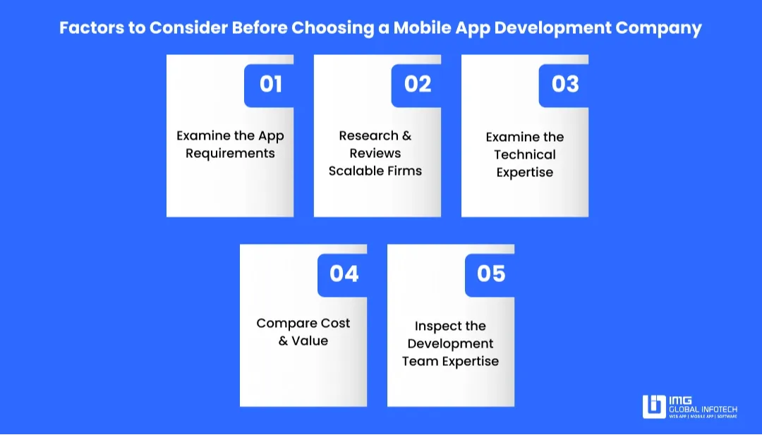 Key Factors to Consider Before Choosing a Mobile App Development Company