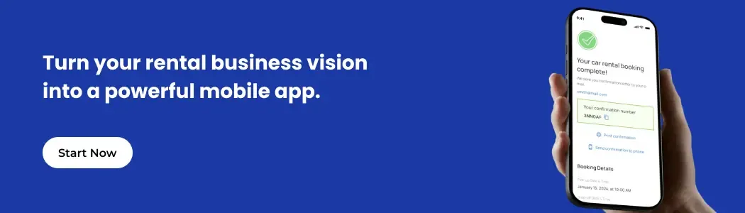 Turn your rental business vision into a powerful mobile app