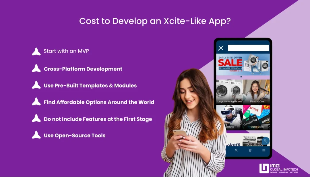 How to Decrease the Cost to Develop an Xcite-Like App
