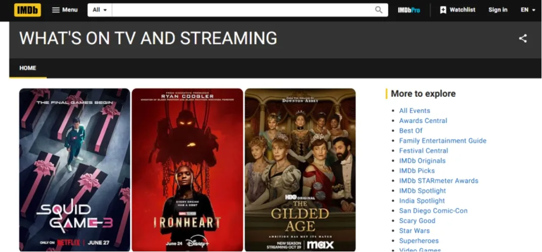 IMDb TV (Amazon Freevee)