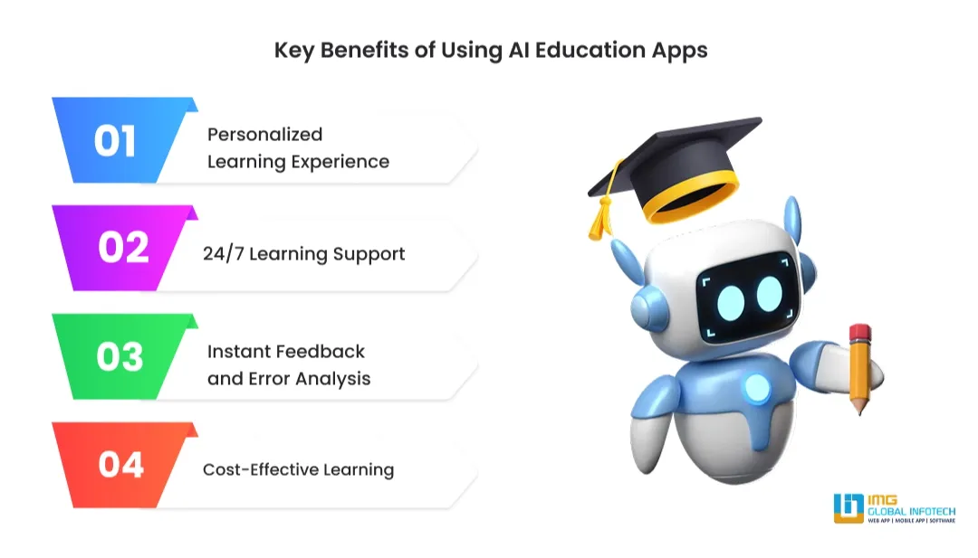 Key Benefits of Using AI Education Apps