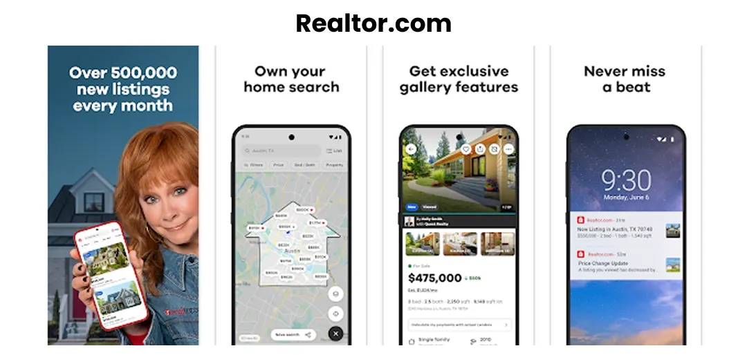 Realtor.com – Best for Verified Listings
