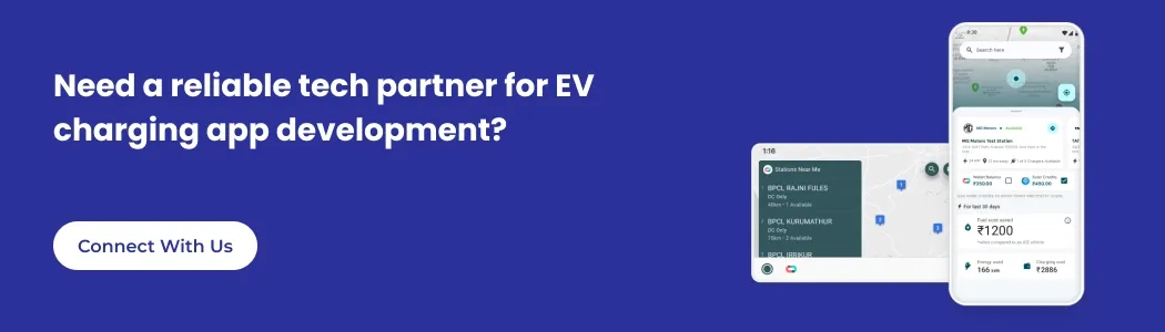 reliable tech partner for EV charging app