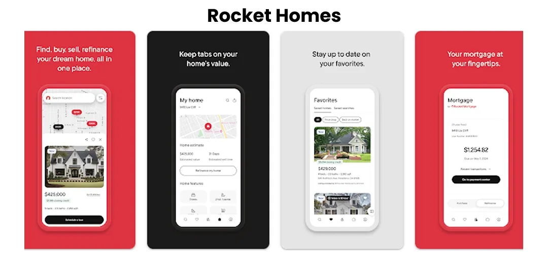Rocket Homes – Best for Credit + Mortgage Integration