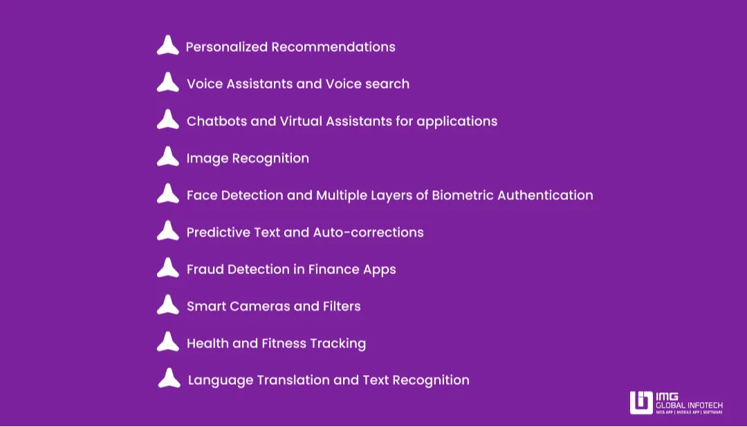 Top Use Cases of AI & ML in Android Apps