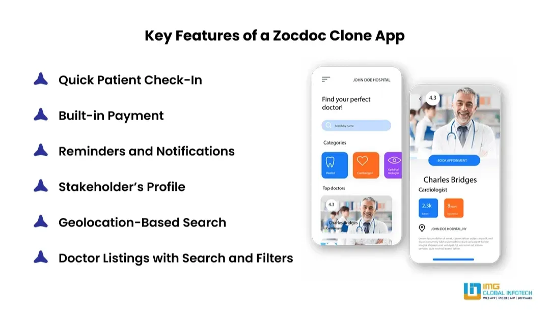 zocdoc-like-app-features