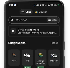 Uber Casestudy Mockup Uber Casestudy Mockup