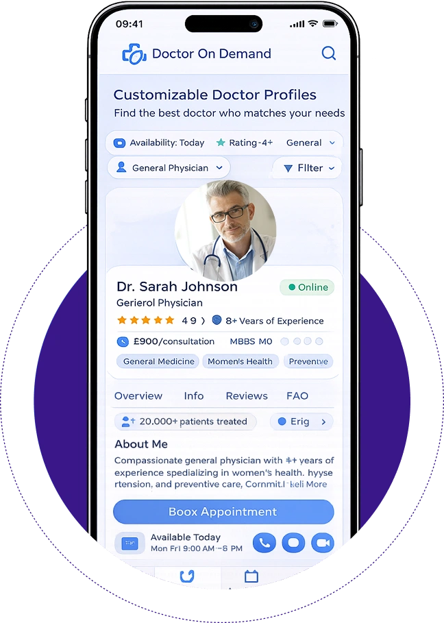 Customizable Doctor Profiles 