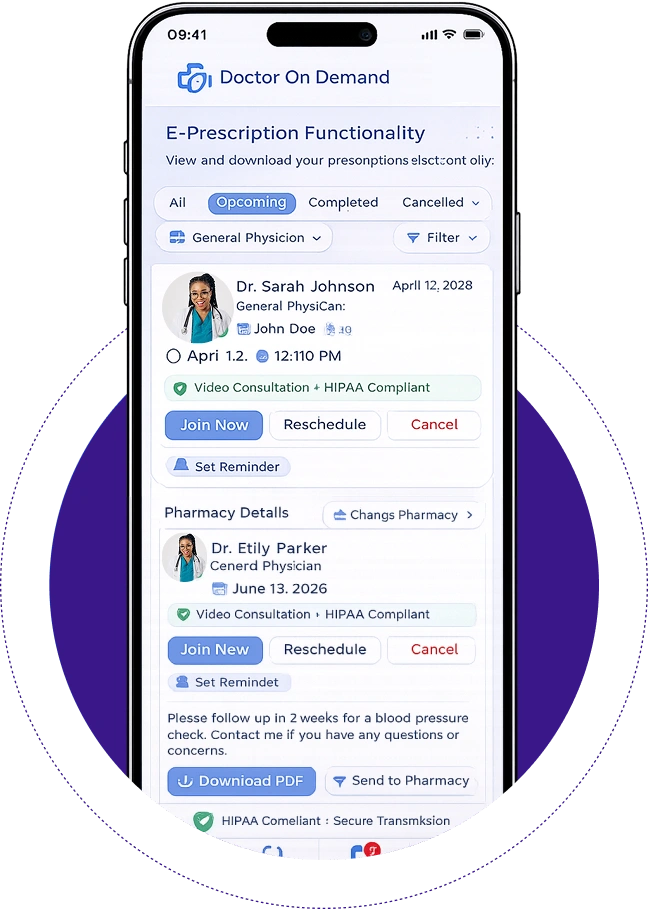 E-Prescription Functionality
