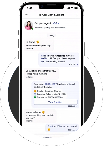 In-App Chat Support