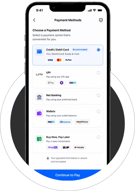 Diverse Payment Options