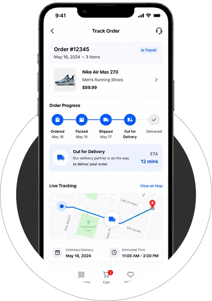 Real-Time Order Tracking