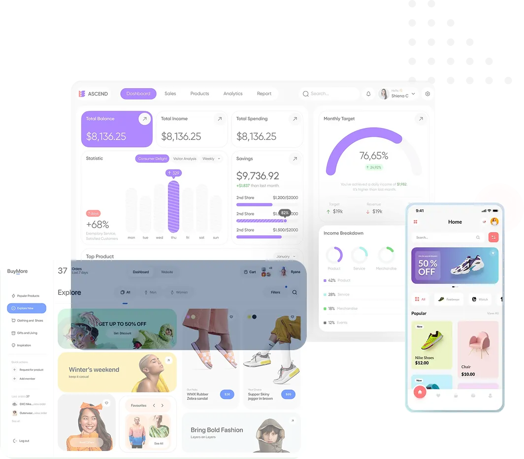 Powerful Admin Panel & Dashboard