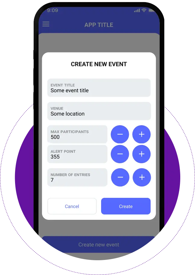 Event Creation and Editing