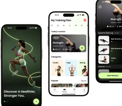 Looking to build a high-performing fitness app? Let our team turn your idea into a scalable mobile solution. Looking to build a high-performing fitness app? Let our team turn your idea into a scalable mobile solution.