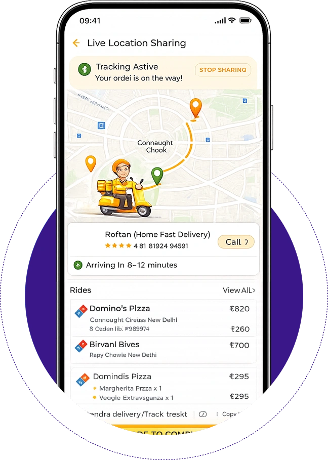 Live Location Sharing