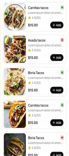 Food Delivery App Look like