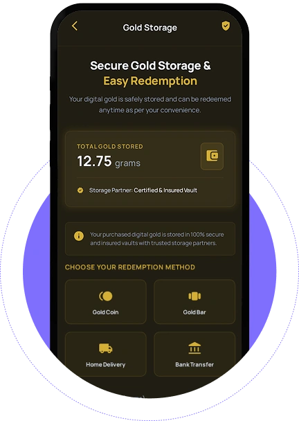 Gold Storage and Redemption