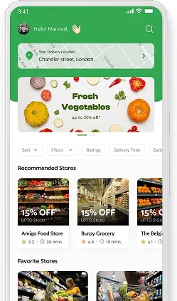 Grocery Delivery App Development