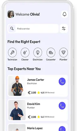 Home Service App Development