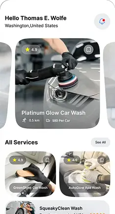Car Wash App Development