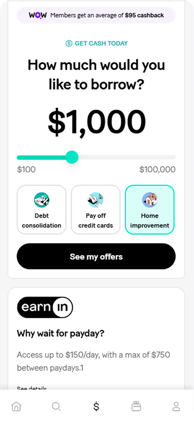 moneyLion App Look Like