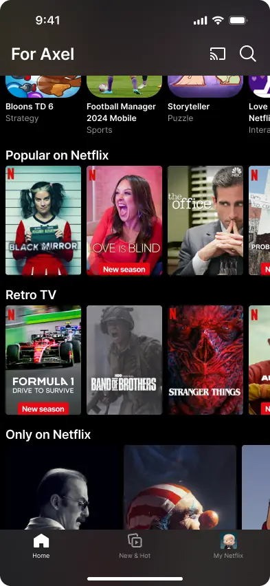 Netflix App Look Like