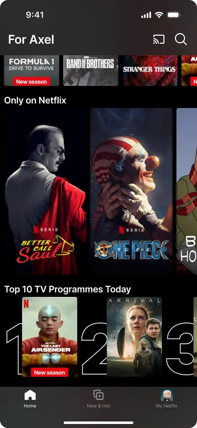 Netflix App Look Like