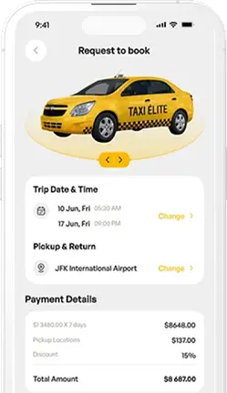 Taxi Booking App Development