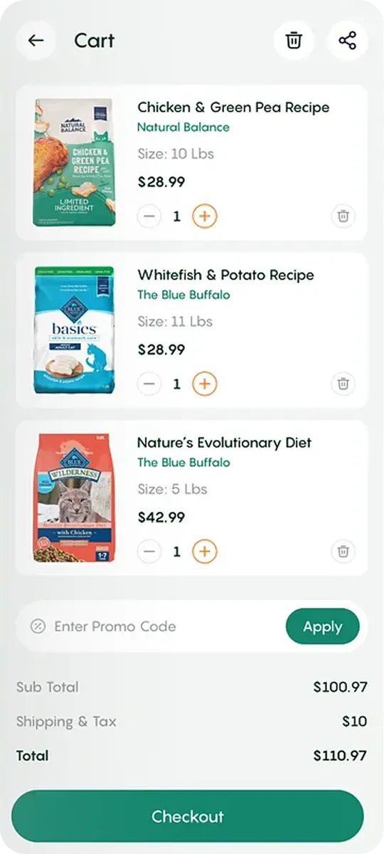 Pet Care App Look like