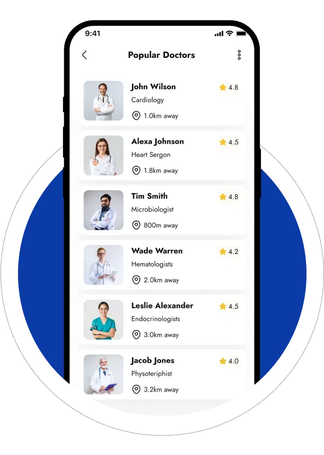 Doctor Search & Filters