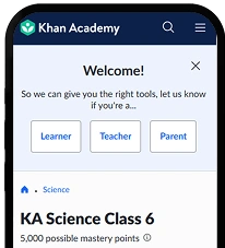 Khan Academy App Mockup