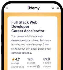 Udemy Clone App Mockup