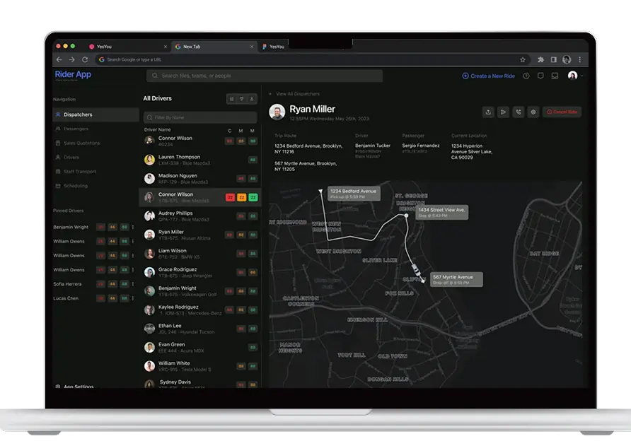 User & Driver Management