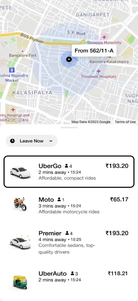 uber App Look Like