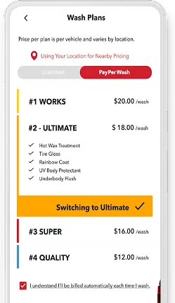Car Wash App Development 