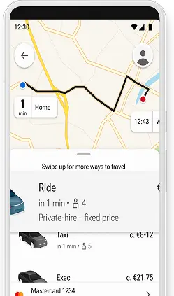 Taxi Booking Mobile App Development