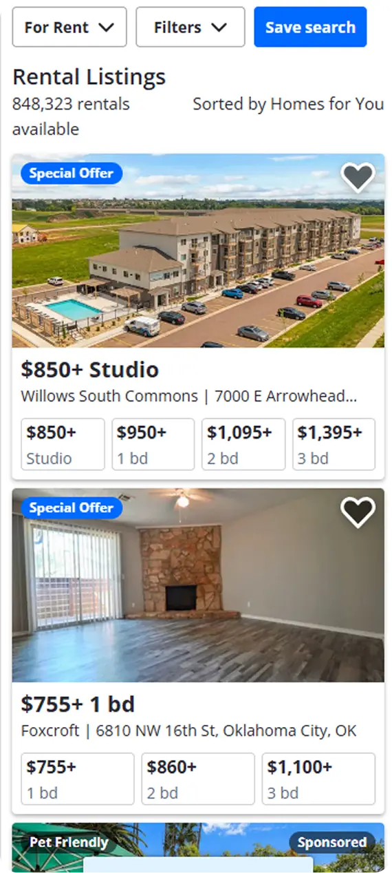 Zillow App Look Like