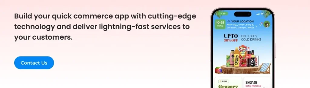 build quick commerce app cta2