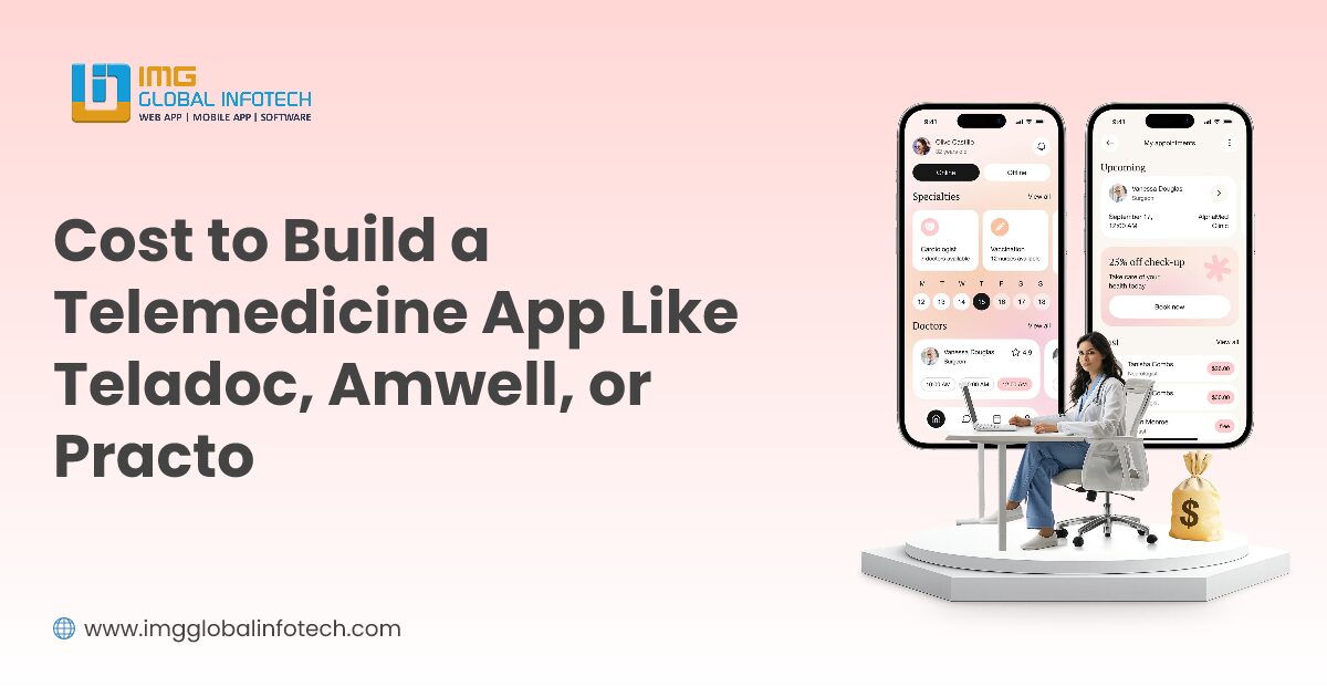 Cost to Build a Telemedicine App Like Teladoc, Amwell, or Practo